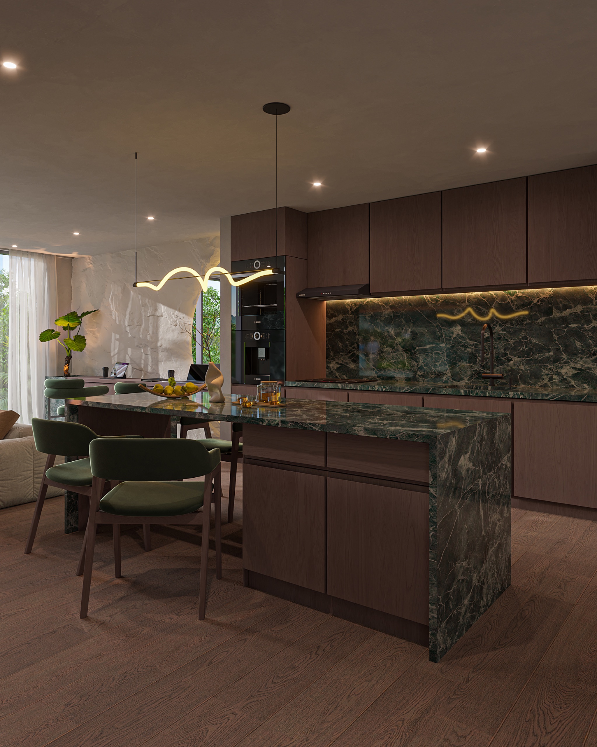 Verde Alpi Kitchen